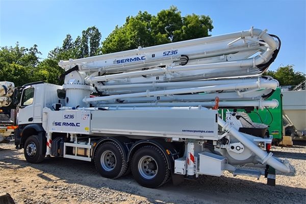 Why you should consider a Sermac truck-mounted concrete pump 