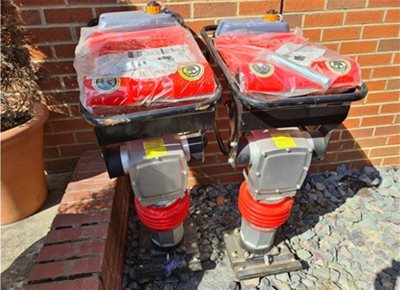 2 off New LONCIN model TRM80G Trench Compactors (2022) 
