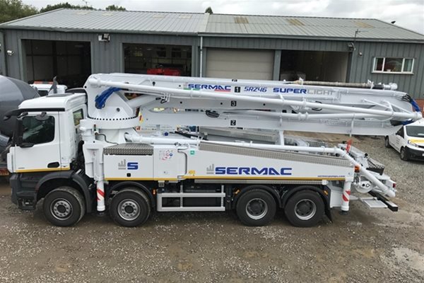 SERMAC’s Superlight Concrete Pump Range 